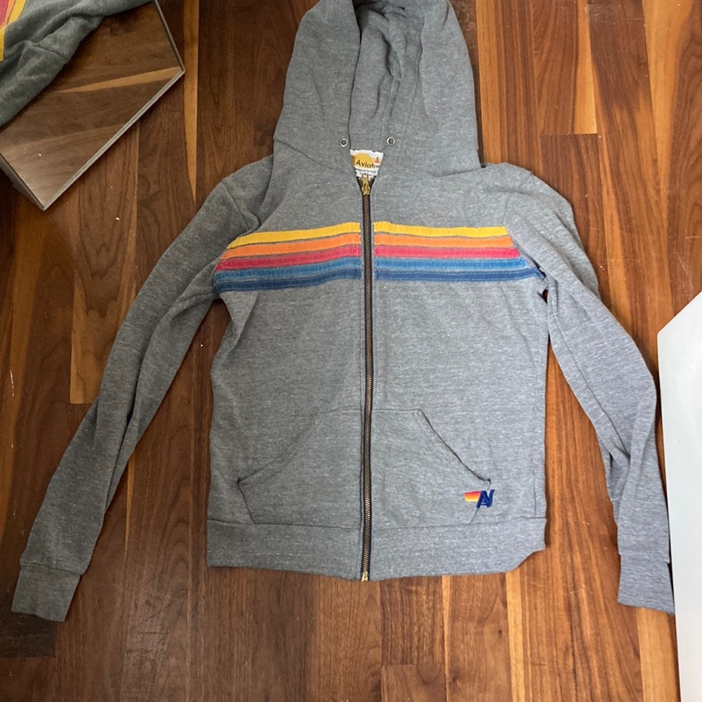 aviator nation zip up